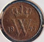 1 cent 1877, Ophalen of Verzenden, Koning Willem III, 1 cent, Losse munt