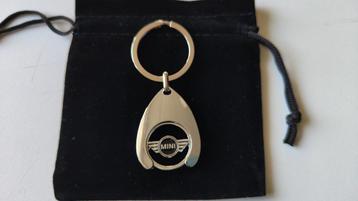 MINI Sleutelhanger keyring winkelwagen munt merchandise beschikbaar voor biedingen