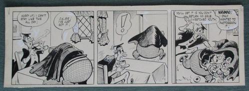 Originele tekening van Billie Turf door Reg Parlett, Boeken, Stripboeken, Gelezen, Eén stripboek, Verzenden