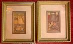 Set van 2 Mughal tekeningen, Antiek en Kunst, Kunst | Schilderijen | Klassiek, Ophalen