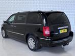 Chrysler Town & Country 4.0 V6 Automaat 7-persoons Leer Navi, Auto's, Gebruikt, Overige modellen, 7 stoelen, Zwart