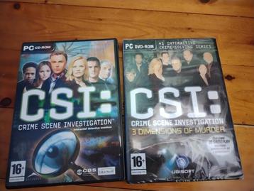 Pc cd-rom CSI games
