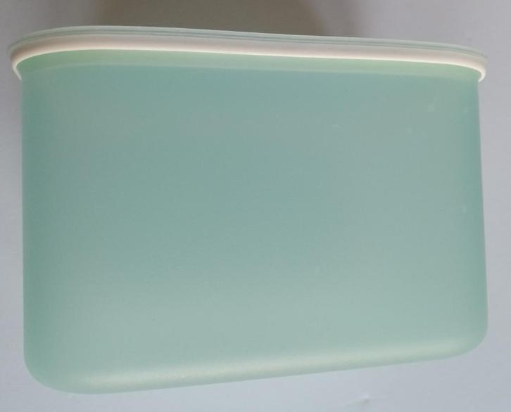 Tupperware bewaardoos, Huis en Inrichting, Keuken | Tupperware, Gebruikt, Bus of Trommel, Blauw, Ophalen of Verzenden