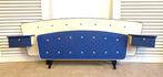 retro vintage slaapkamer set ; bed 2 stoelen en tafeltje, Ophalen, Gebruikt, Blauw, Onbekend