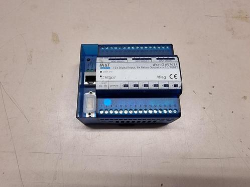 PLC W&T Web-IO 57634 - 12x Digital Input, 6x Digital Relay, Hobby en Vrije tijd, Elektronica-componenten, Zo goed als nieuw, Ophalen of Verzenden
