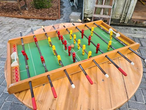 Te Huur, Tafelvoetbal Mini Klein Kinderspel Oud Hollands, Hobby en Vrije tijd, Feestartikelen | Verhuur, Gebruikt, Overige, Ophalen