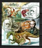 BISSAU 2012 PF BLOK DARWIN DINOSAURUSSEN PREHISTORIE, Ophalen of Verzenden, Postfris, Dier of Natuur