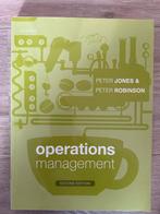 Operations Management 2nd edition, Ophalen of Verzenden, Zo goed als nieuw, HBO, Peter Jones & Peter Robinson