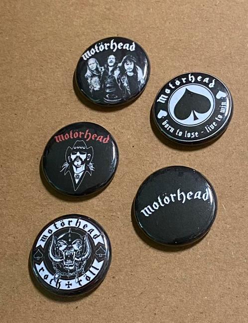 MOTÖRHEAD buttons speldjes pins Lemmy, Verzamelen, Speldjes, Pins en Buttons, Nieuw, Button, Verzenden