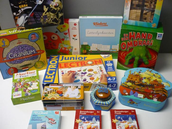 Diverse losse spelletjes / puzzels, Hobby en Vrije tijd, Gezelschapsspellen | Overige, Zo goed als nieuw, Een of twee spelers
