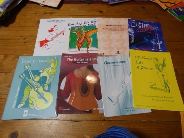Nieuwe Gitaar bladmuziek boeken, Muziek en Instrumenten, Gitaar, Klassiek, Les of Cursus, Nieuw