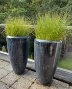 Keramieken geglazuurde buitenpotten van PTMD (per stuk), Tuin en Terras, Ophalen, Balkon, 40 cm of meer, Rond