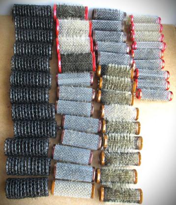 Krulspelden~Set van 47 stuks, hard, zacht, klein en groot beschikbaar voor biedingen