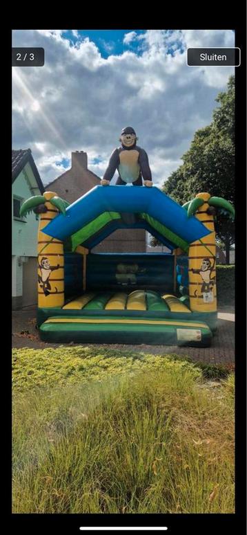 Springkussen met luchtbel - Leuk voor kinderfeestjes! beschikbaar voor biedingen