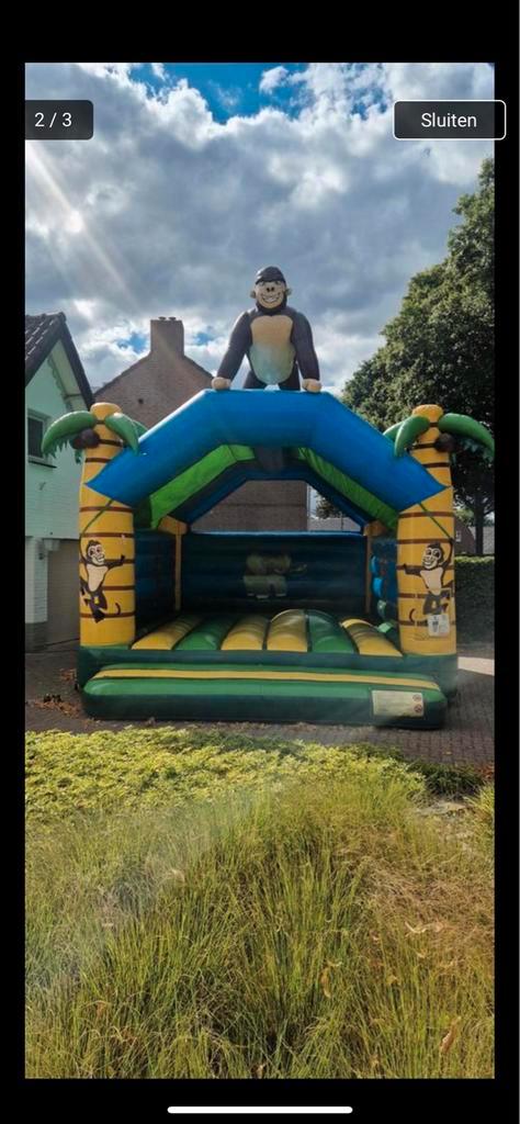 Springkussen met luchtbel - Leuk voor kinderfeestjes!, Kinderen en Baby's, Speelgoed | Buiten | Springkussens, Gebruikt, Ophalen of Verzenden