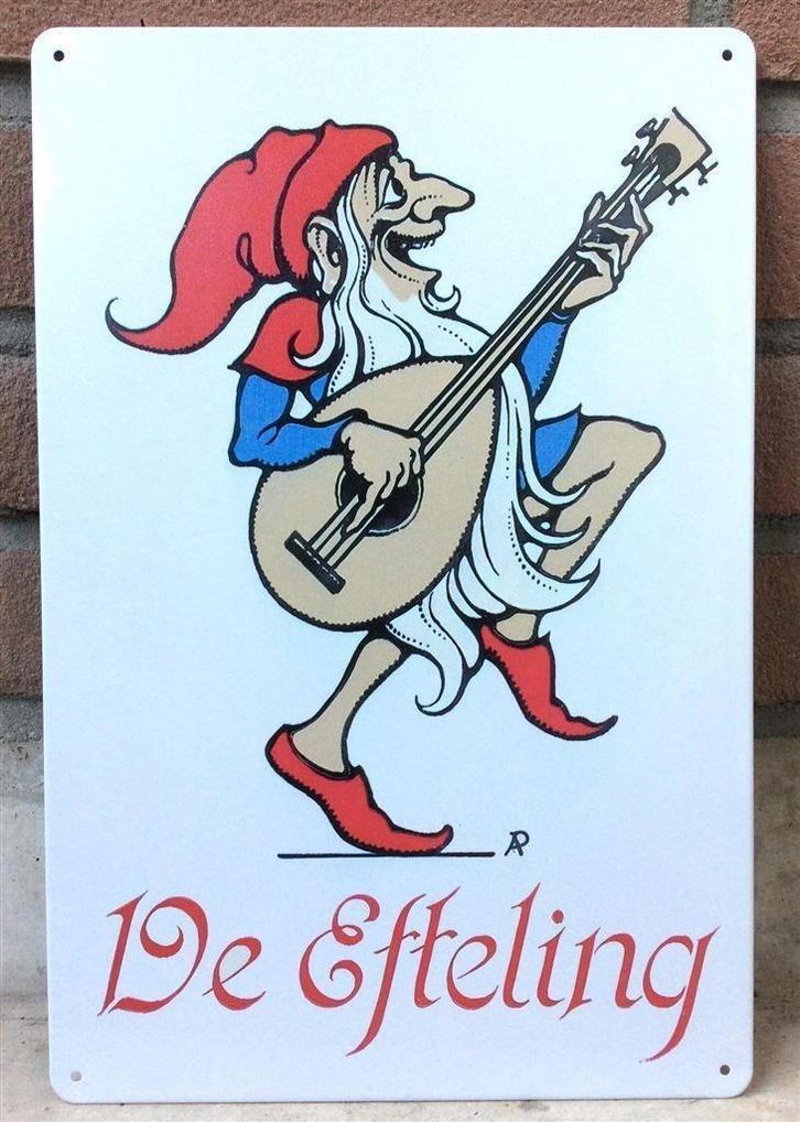 de EFTELING Metalen Reclamebord Wandbord, Verzamelen, Efteling, Nieuw, Verzenden