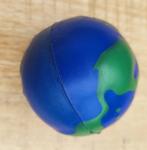 Stressbal met wereldbol opdruk, Ophalen of Verzenden, Nieuw, Overige typen