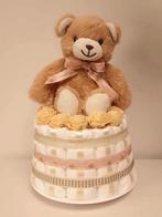 Luiertaart met een beer voor een Babyshower of geboorte, Kinderen en Baby's, Kraamcadeaus en Geboorteborden, Ophalen of Verzenden