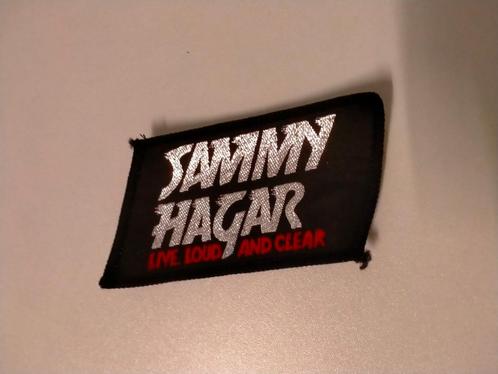 Sammy Hagar Live Loud and Clear van Halen patch embleem, Verzamelen, Muziek, Artiesten en Beroemdheden, Nieuw, Kleding, Ophalen of Verzenden