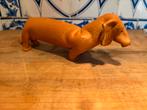 Deru Germany lederen teckel dachshund ruim 30cm, Ophalen of Verzenden