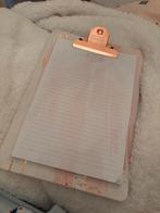 Leuke roze memo klem bord, Ophalen of Verzenden, Zo goed als nieuw, 10 inch, Bescherming voor- en achterkant