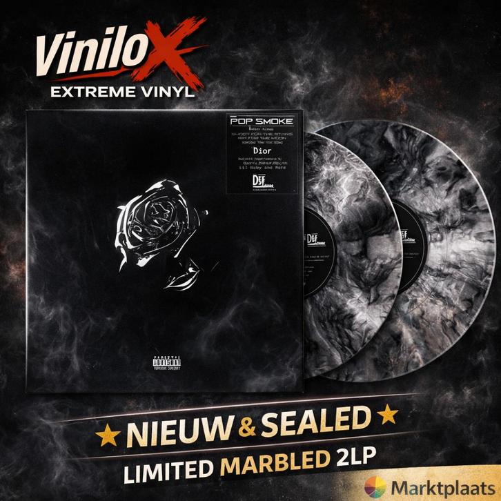 Pop Smoke – SFTSAFTM | Marbled 2LP | Sealed, Cd's en Dvd's, Vinyl | Pop, Zo goed als nieuw, 1980 tot 2000, 12 inch, Ophalen of Verzenden