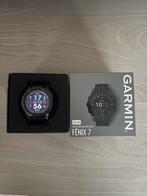 Garmin Fenix 7 Solar, Sieraden, Tassen en Uiterlijk, Sporthorloges, Zwart, Garmin, Ophalen of Verzenden, Zo goed als nieuw