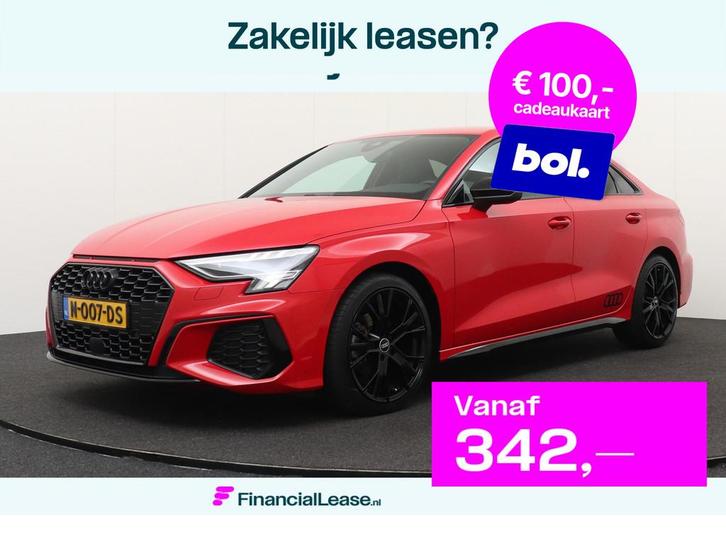 Audi A3 Limousine 35 TFSI Aut. S-Line Adapt. Cruise Carplay, Auto's, Audi, Bedrijf, Lease, Financial lease, A3, ABS, Adaptive Cruise Control