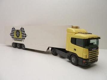 Scania 124l-400 met koeloplegger  ''  Tekno '' beschikbaar voor biedingen