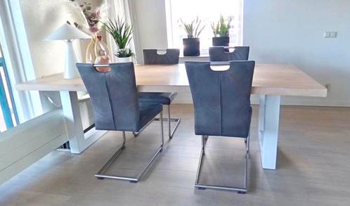 Grote eikenhouten tafel,  Seuren Drake (in prijs verlaagd!), Huis en Inrichting, Tafels | Eettafels, Zo goed als nieuw, 200 cm of meer