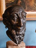 Mooie kop buste brons zigeuner, Ophalen