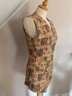 Lang design zijden gilet yvonne Sachs mt M., Kleding | Dames, Maat 38/40 (M), Bruin, Ophalen of Verzenden, Zo goed als nieuw