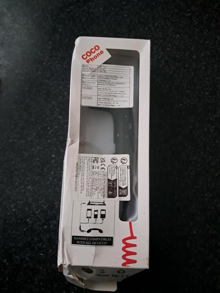 Retro Telefoonhoorn voor Smartphone, Telecommunicatie, Mobiele telefoons | Toebehoren en Onderdelen, Nieuw, Overige typen, Ophalen of Verzenden