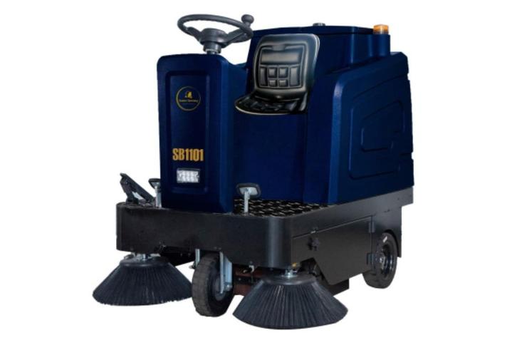 Zitveegmachine SB1101 van Sauber Germany, Tuin en Terras, Veegmachines, Zo goed als nieuw, Ophalen