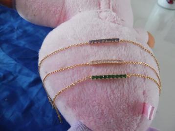 armbandjes fijn. mooie helderen strass steentjes---mooi-kado beschikbaar voor biedingen