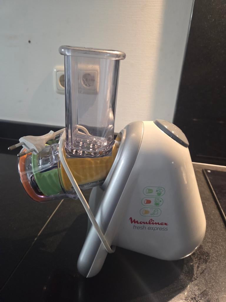 Moulinex Fresh Express Rasp - Zo goed als nieuw!, 3 snelheden of meer, Ophalen of Verzenden, Zo goed als nieuw, Vaatwasserbestendig