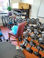 Technogym Dumbells 4-36 kg ,rek,gewichten,bodypump gewichten, Sport en Fitness, Ophalen, Gebruikt, Overige typen, Armen