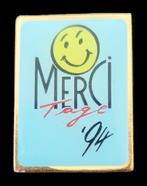 Merci tage '94 pin, Ophalen of Verzenden, Nieuw, Overige onderwerpen, Speldje of Pin
