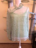 Blouse - Sandro, Verzenden, Zo goed als nieuw, Maat 36 (S), Groen