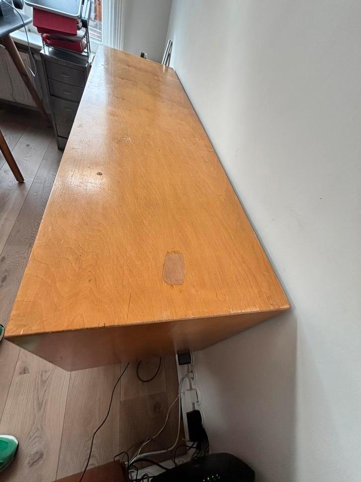 Dressoir vintage teak, Huis en Inrichting, Kasten | Wandmeubels, Gebruikt, Minder dan 100 cm, 150 tot 200 cm, 50 tot 75 cm, Met lade(s)