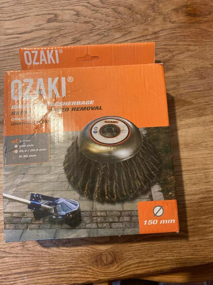 Ozaki Onkruidborstel - Nieuw!, Tuin en Terras, Bosmaaiers, Nieuw, Benzine, 10 tot 30 cm, Ophalen of Verzenden