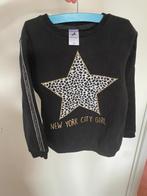 ZWART STER MEISJE SWEATSHIRT, MAAT: 122, Ophalen of Verzenden, Zo goed als nieuw, Meisje, Trui of Vest