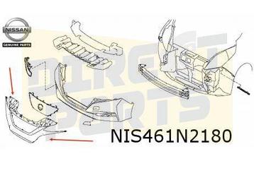 Nissan Leaf (1/18-) steun voorbumpergrille Origineel! 620705 beschikbaar voor biedingen