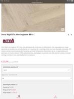 49,5 m2  prachtige Visgraat pvc vloer clic, €1000,00 korting, Ophalen, Overige typen, Nieuw, 25 tot 50 m²