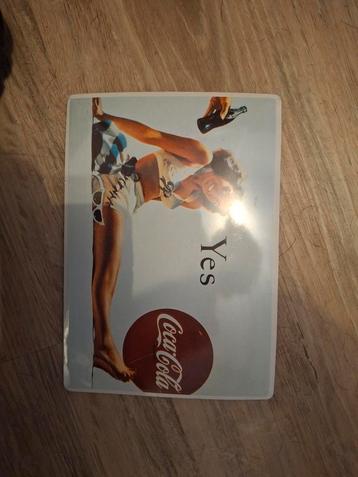 Coca-Cola Metalen Bord Vintage beschikbaar voor biedingen