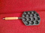 Takoyaki grillpan + Tamagoyaki Omelette Pan gietjzer, Huis en Inrichting, Keuken | Potten en Pannen, Ophalen, Nieuw, Gietijzer