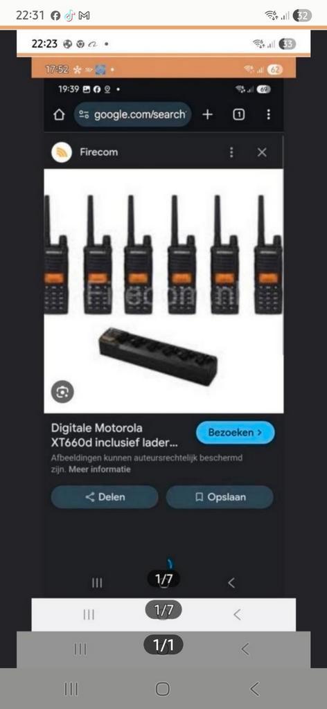 6 Motorola Portofoons Digitaal/Analoog + Accessoires, Telecommunicatie, Portofoons en Walkie-talkies, Ophalen of Verzenden