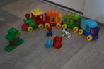 Duplo getallentrein, dieren en ijsjes 10558, 10573, 10579, Ophalen of Verzenden, Gebruikt, Complete set, Duplo