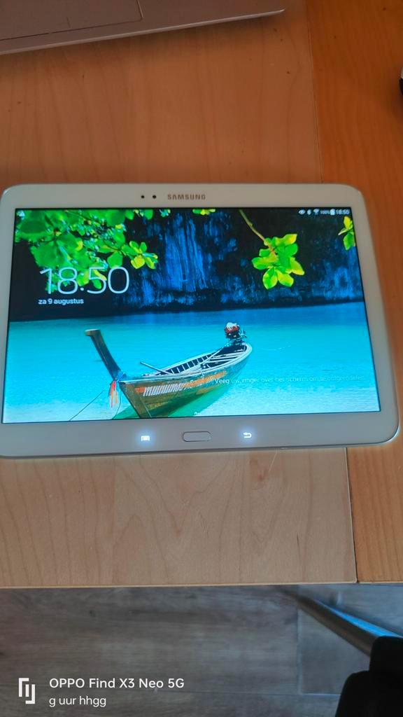 Samsung Galaxy Tab 3 met lader, Computers en Software, Android Tablets, Gebruikt, Wi-Fi, 10 inch, 16 GB, Uitbreidbaar geheugen