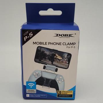 Dobe Mobile Phone Clamp voor PS5 Controller - Nieuw beschikbaar voor biedingen